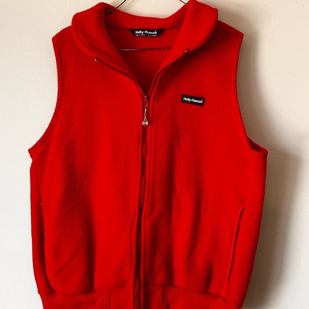 Holly Hansen Red Fleece Vest